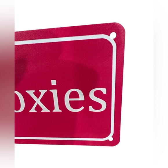 NEW Hot Pink 'Obsessed With Doxies' Metal Sign - Picture 2 of 3